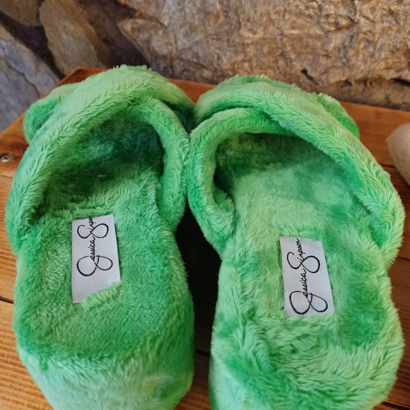 JESSICA SIMPSON PLATTFORM FAUX FURRY SIZE 6 - Picture 7 of 7